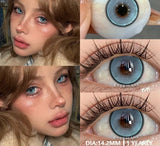 1Pair Korean High Quality Lenses Color Contact Lenses for Eyes Purple Lenses Blue Eye Lens Soft Cosmetic Brown Contacts