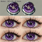 2pcs Cosplay Colored Contact Lenses Crazy White Contact Lenses Anime Black Eye Lenses Halloween Beauty Makeup Lens