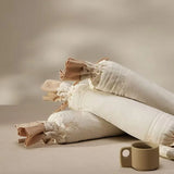 Cotton And Linen Buckwheat Hull Candy Pillow Cylindrical Buckwheat Pillow Herbal Traction Cervical Spine Pillow Core
