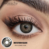 2Pcs Kroean New Colored Contact Lenses Natural Blue Makeup Cosmetic Pupils Soft Lens Eye Beautiful Color Lens Yearly