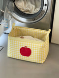 Large Capacity Laundry Hamper Foldable Fabric Dirty Clothes Basket Bathroom Storage Bucket Home Use Organizer Cute Style