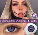 1 Pair Halloween Contact Lenses for Eyes Cosplay Lenses Anime Lenses Anime Accessories Lenses Black Lenses Red Lens
