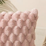 Red Pineapple Grid Turtle Pattern 3D Soft Plush Throw Pillowcase,Cushion Cover for Living Room Sofa Bedroom Home Room Decor 45CM