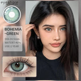 1 Pair Color Contact Lenses for Eyes Cosmetics Blue Contact Lenses Brown High Quality Natural Contact Lenses Gray Lenses