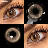 Colored Contact Lenses Lalens Viva Brown Blue Glacier Black Green Color Contacts Eye Lens Eyes Half Year 2Pcs