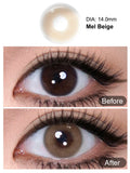 Color Contact Lenses For Eyes Contact Lenses Brown Blue Lenses Soft Contact Lens Beauty Pupils Lens Yearly 14.0mm