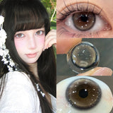 1 Pair New Product Color Contacts Lenses Fashion Soft With Degree Lenses Beauty Pupil Makeup Fast Shiping Year