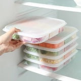 4/5/6 Grid Refrigerator Food Storage Box Food Organizer Ginger Onion Garlic Dispenser Household Food Storage Containers