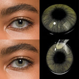 Natural Color Contact Lenses 14.2mm Small Pupil Half Year Disposable for Daily Cosmetics Makeup