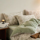 Boutique Milk Fleece 4pcs Bedding Sets for Women Girls Room Princess Carving Flower Winter Warm Quilt Cover Bedspread Pillowcase