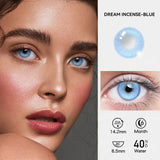 2pcs/pair Beauty Purple Contact Lenses for Eyes Myopia Colored Contact Lenses Natural Blue Lens Fashion Cosplay Pupils