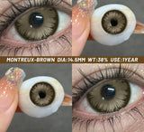 1Pair Fashion Makeup Pampas Series Yearly Purple Contacts Green Eyes Color Lenses Beauty Pupils Eye Color Green Lenses