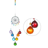 Hanging Crystal Lighting Ball Pendant DIY Tree Of Life  Sun Catcher  Prism for Outdoor Home