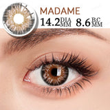 Colored Contact Lenses 14.5mm Natural Look Lenses  Women Beauty Colored Pupils Green Contact Lenses Blue Contact Lenses