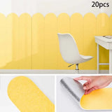 3D Self-Adhesive Foam Wall Stickers Suitable For Home Living Room Background Decoration Impact-Resistant Easy To Tear And Apply.