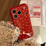 Korean Simple Full Screen Yellow Stars Pattern Phone Case For iPhone 17 16 15 14 13 12 Pro Max Shockproof Protective Soft Cover