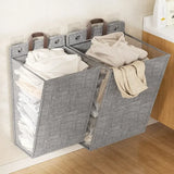 Laundry Basket Collapsible Wall Hanging Storage Basket Multifunctional Clothes Organizer Home Bedroom Dormitory Laundry Basket