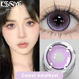 2Pcs Best Selling Color Contacts Lenses Purple Series Soft Lens Contact Lenses with Natural