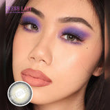 Grey Colored Contact Lenses for Eyes 2Pcs Natural Gray Green Cosmetic Lenses Beauty Eye Pupillentes Soft Lens