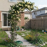 Metal Garden Arch Arbor Trellis for Climbing Plants Wedding Arches for Ceremony