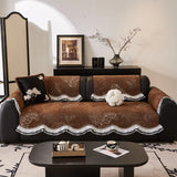 Irregular Couch Cover for Sofa, Non Slip, Chenille Sofa Slipcover, 2, 3 Seater, Chair Furniture Protector, for All Season