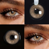 Colored Contact Lenses Prescription 14.5mm Half Year Disposable Small Pupil for Daily Cosmetics & Eye Beauty