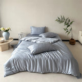 Lyocell Jacquard Soft Silky Cooling Bedding Set Single Double Queen King Duvet Cover Bed Sheet/Fitted Sheet Pillowcases 3/4Pcs