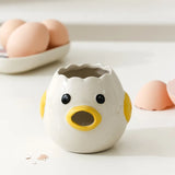 Egg White Separator Cartoon Shaped Ceramic Egg Yolk Separator Household Baking Tool Egg Liquid Filter