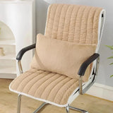 Milk Velvet Integrated Chair Cushion Household Dining Chair Cushion Comfortable Stool Covers for Prolonged Sitting in The Office