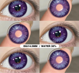 1 Pair Cosplay Colored Contact Lenses Anime Blue Lenses Purple Eye Halloween Makeup Contact Yearly Pink Beauty Pupils