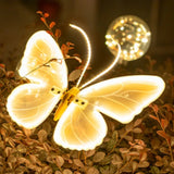 Automatic Opening LED Butterflies for Wedding Decor, Romantic Magical Light Up Wings for Party Christmas Festival Decoration
