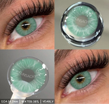 1 Pair Blue Eye Lenses Korean Natural Contact Softlens Color Eye Makeup Contacts Gray Beautiful Pupil Yearly Cosmetics