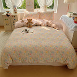 New Style of Light and Fresh Thickened High-weight Milk Fleece Quilt Cover  Autumn and Winter Warm Duvet Covers