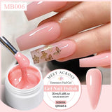 20ml Nude Pink Nail Extension Gel – UV/LED Soak-Off Builder Gel for Professional French Manicure