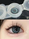 1 Pair/2pcs Lenses Blue Series Beauty Contact Lenses for Eyes Comestics Natural Pupil Eye Color Lens Myopia Brown Lenses