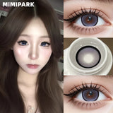 2pcs Big Diameter Colored Contacts Daily Disposable Free Shipping Natural Style Lenses for Daily Wear Party