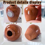 Ceramic Vase Fridge Stickers DIY Excluding Plants Mini Plant Vase Exquisite Three-dimensional Refrigerator Magnets Gift
