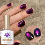 Green Guava Gel Nail Polish Cat Magnetic Light 10ml Sparkling Glass Bead Soak Off UV LED Varnish Salon Maniucre