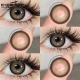1pair Colored Contact Lenses for Big Eyes Blue Beauty Pupils Gray Eye Lenses Brown Eye Contacts fashion Green Lenses