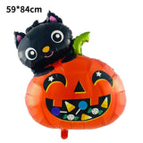 Halloween Decoration Balloon Pumpkin Ghost Spider Foil Balloons Toys Bat Globos Halloween Party Supplies