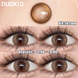 1Pair Color lenses Eyes Brown Rose pupil lenses Cosmetic myopia Large diameter lenses Contact information Fast shipping