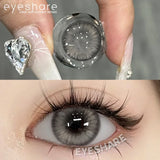 1Pair Brown Lenses Contact Lenses for Eyes Lenses softlenses Eye Lenses Korean style Lenses Yearly Color Eye Lens