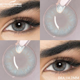 Blue Contact Lenses Colored Contacts for Eyes 1 pair Brown Eye Lenses Gray Lenses Yearly Cosmetic Makeup Eye Contacts