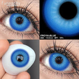 2pcs Anime Cosplay Contact Lenses Colored Lens for Crazy Halloween Solid Color Blue Contacts Pink Beauty Pupil Yearly