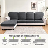 Thick Jacquard Sofa Seat Cover Elastic Sofa Cover Protector Couch Cover for Sofa Anti-dust Removable Sofa Cushion Cover