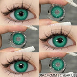 1 Pair Pink Cosplay Contact Lenses for Eyes Lenses Anime Lenses Anime Accessories Lenses Pink Lenses Red Lens