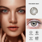 1 Pair Myopia Fashion Lens Prescription Colored Contact Lenses Beauty Pupils Purple Eye Lenses Blue Eye Color Lenses