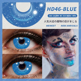Blue Color Contact Lenses for Eyes Cosplay Yearly Makeup Halloween Beauty Color Contact Lenses Cosplay Anime Accessories