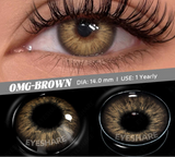 2pcs Color Contact Lens for Eyes Chocolate Makeup Lens Natural Blue Gray Eyes Contact Brown Beauty Lenses Green Contact