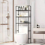 3 Layer Bathroom Washing Machine Storage Rack No Drill Multifunctional Movable Storage Organizer for Laundry Room